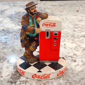 Coca Cola Emmett Kelly clown "The pause that refreshes"